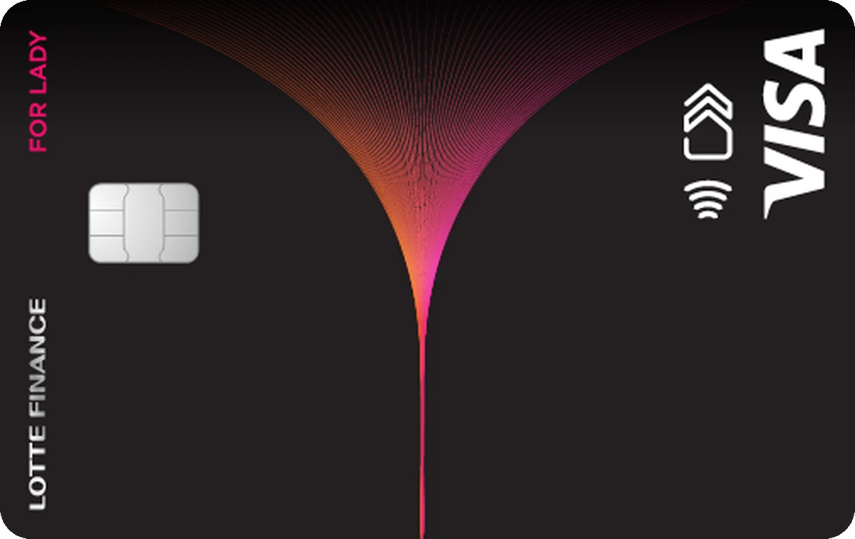 Thẻ Lotte Finance Visa for Lady