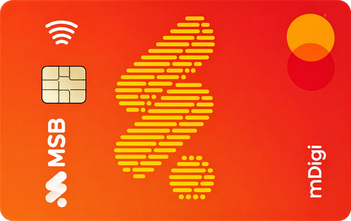 Thẻ MSB Mastercard mDigi