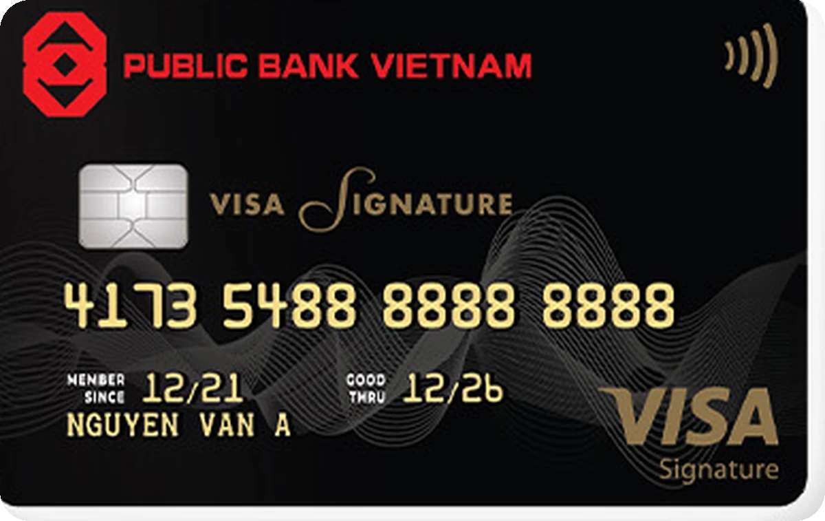 Thẻ Public Bank Visa Signature
