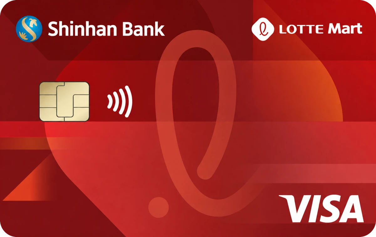 Thẻ Shinhan Lotte Mart Visa Gold
