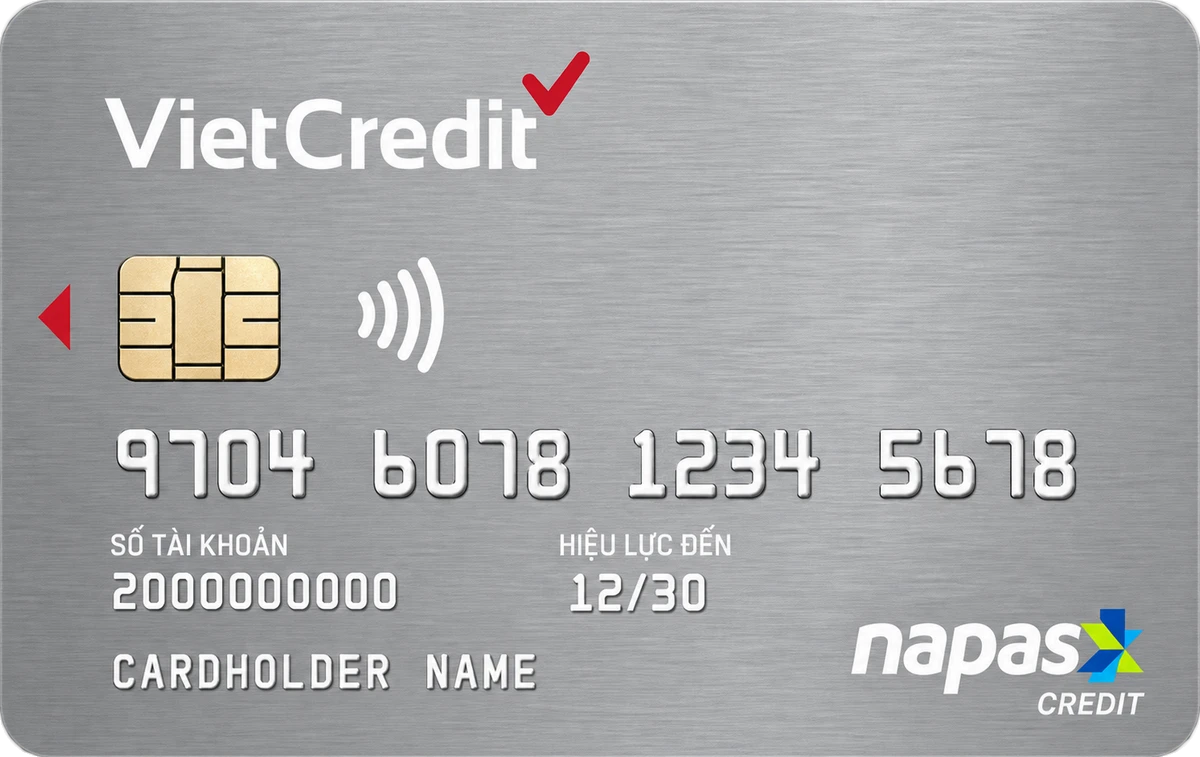 Thẻ VietCredit Napas nội địa