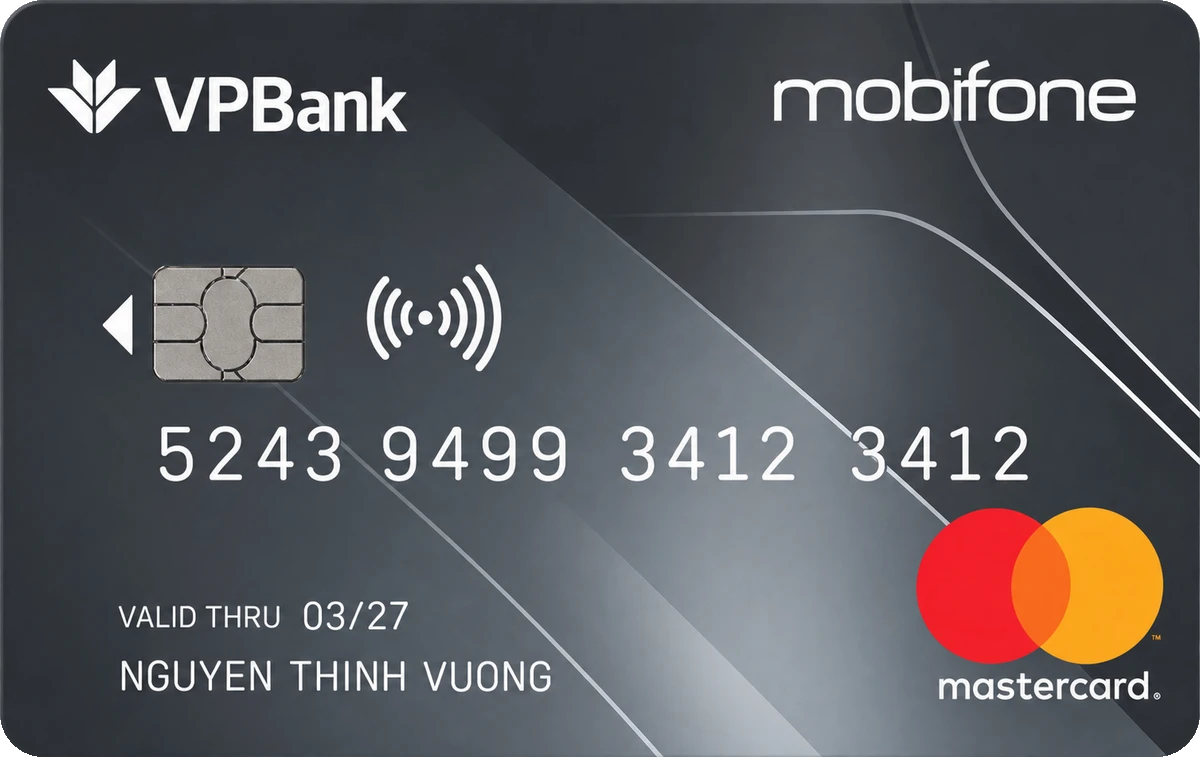 Thẻ VPBank MobiFone Platinum Mastercard
