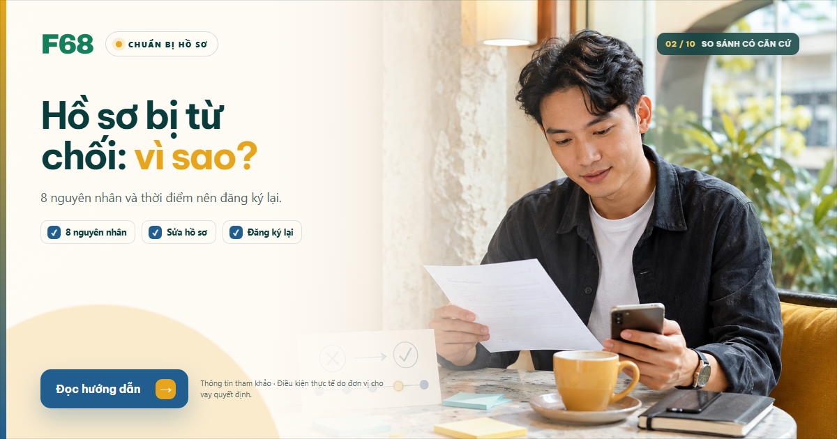 Các nguyên nhân hồ sơ vay bị từ chối và cách chuẩn bị lại