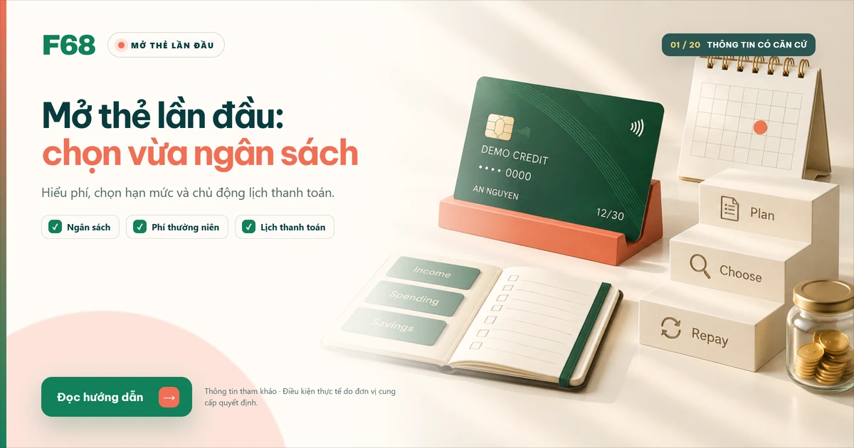 Mở thẻ tín dụng lần đầu: chuẩn bị gì trước khi đăng ký?