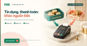 Thẻ tín dụng và thẻ thanh toán: kiểm tra nguồn tiền trước khi dùng