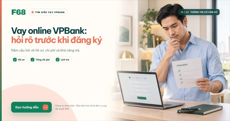 Vay online VPBank: năm câu hỏi cần trả lời trước khi đăng ký
