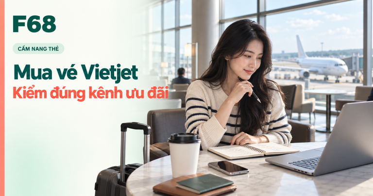 Mua vé Vietjet: Kiểm đúng kênh ưu đãi — minh họa F68
