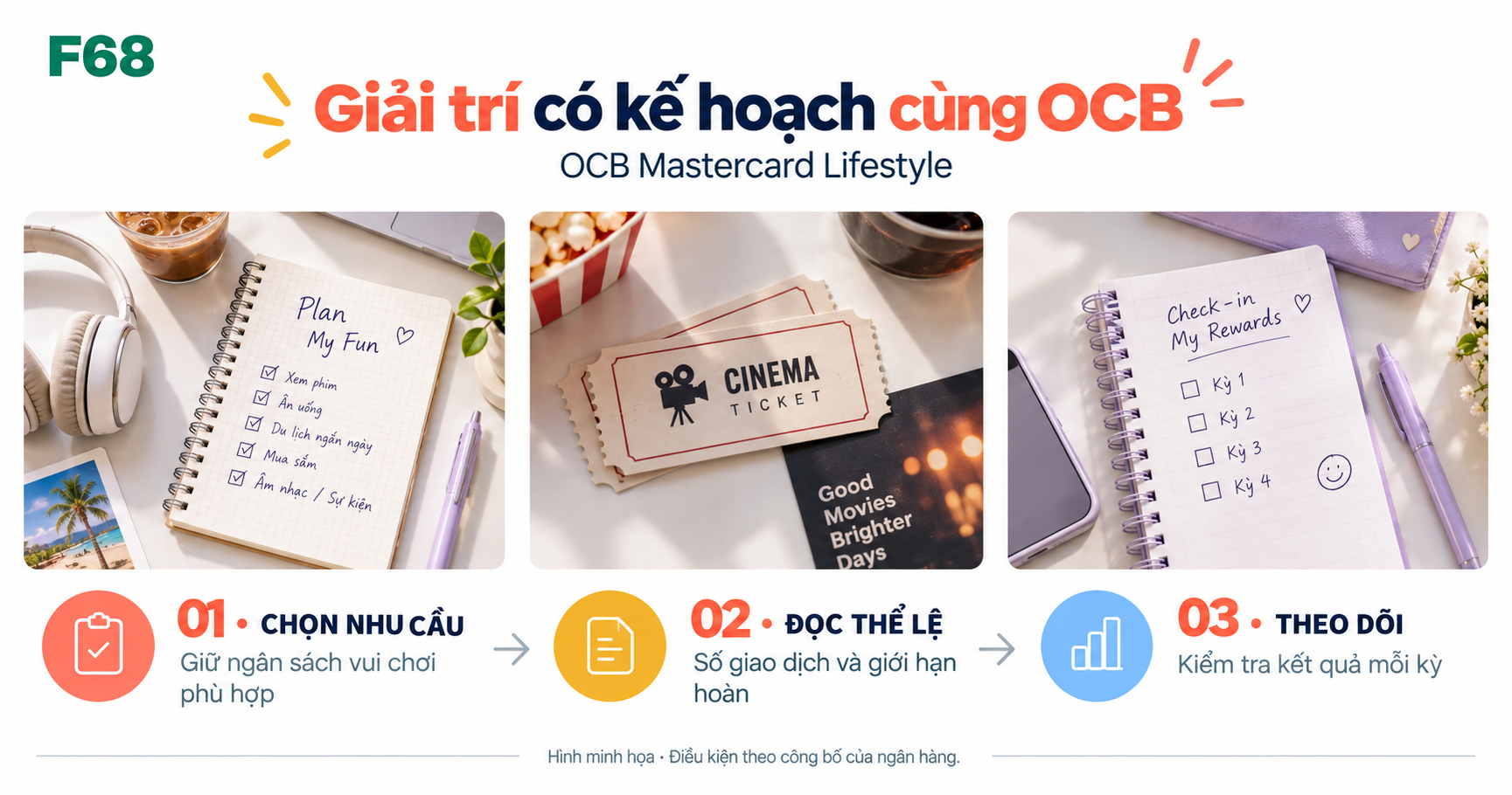 Giải trí có kế hoạch cùng OCB — OCB Mastercard Lifestyle
