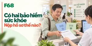Có hai bảo hiểm sức khỏe — Nộp hồ sơ thế nào?; minh họa F68