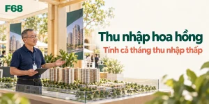 Thu nhập hoa hồng — Tính cả tháng thu nhập thấp; minh họa F68