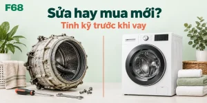 Sửa hay mua mới? — Tính kỹ trước khi vay; minh họa F68