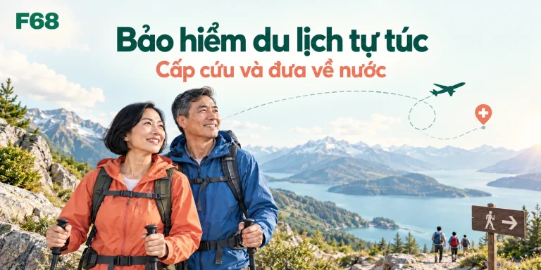 Bảo hiểm du lịch tự túc — Cấp cứu và đưa về nước; minh họa F68