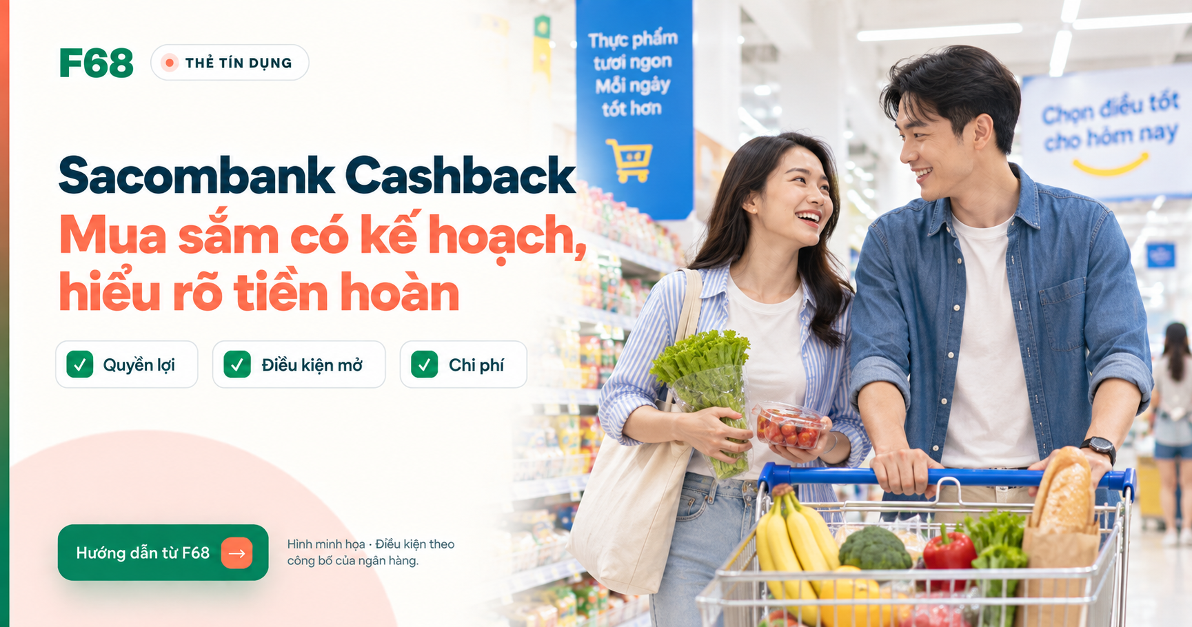 Thẻ Sacombank Visa Platinum Cashback: điều kiện hoàn tiền mới và cách mở