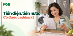 Thanh toán tiền điện bằng thẻ tín dụng có được cashback? — minh họa F68