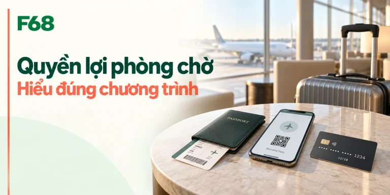 Priority Pass, LoungeKey và DragonPass khác nhau thế nào? — minh họa F68