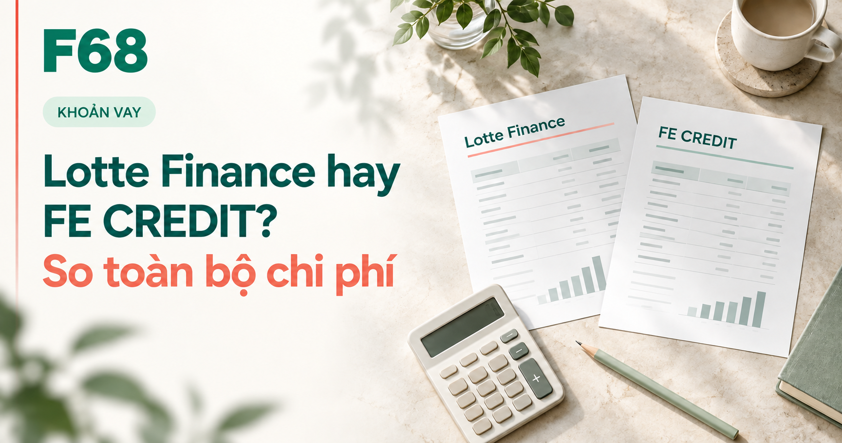 vay Lotte Finance hay FE CREDIT — Lotte Finance hay FE CREDIT?: So toàn bộ chi phí — minh họa F68