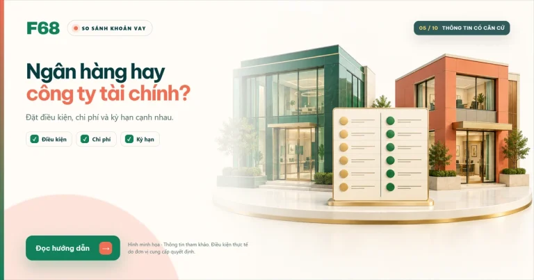 vay ngân hàng hay công ty tài chính — Ngân hàng hay công ty tài chính?