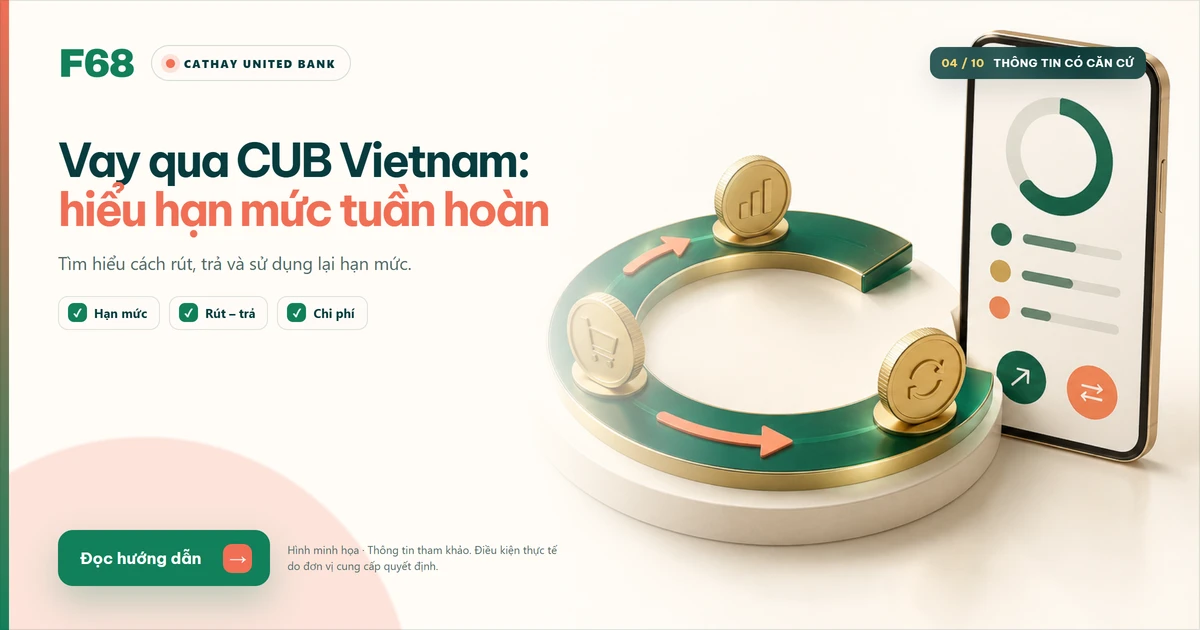 vay Cathay United Bank — Vay qua CUB Vietnam: hiểu hạn mức tuần hoàn