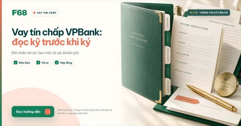 Vay tín chấp VPBank: đọc kỹ trước khi ký