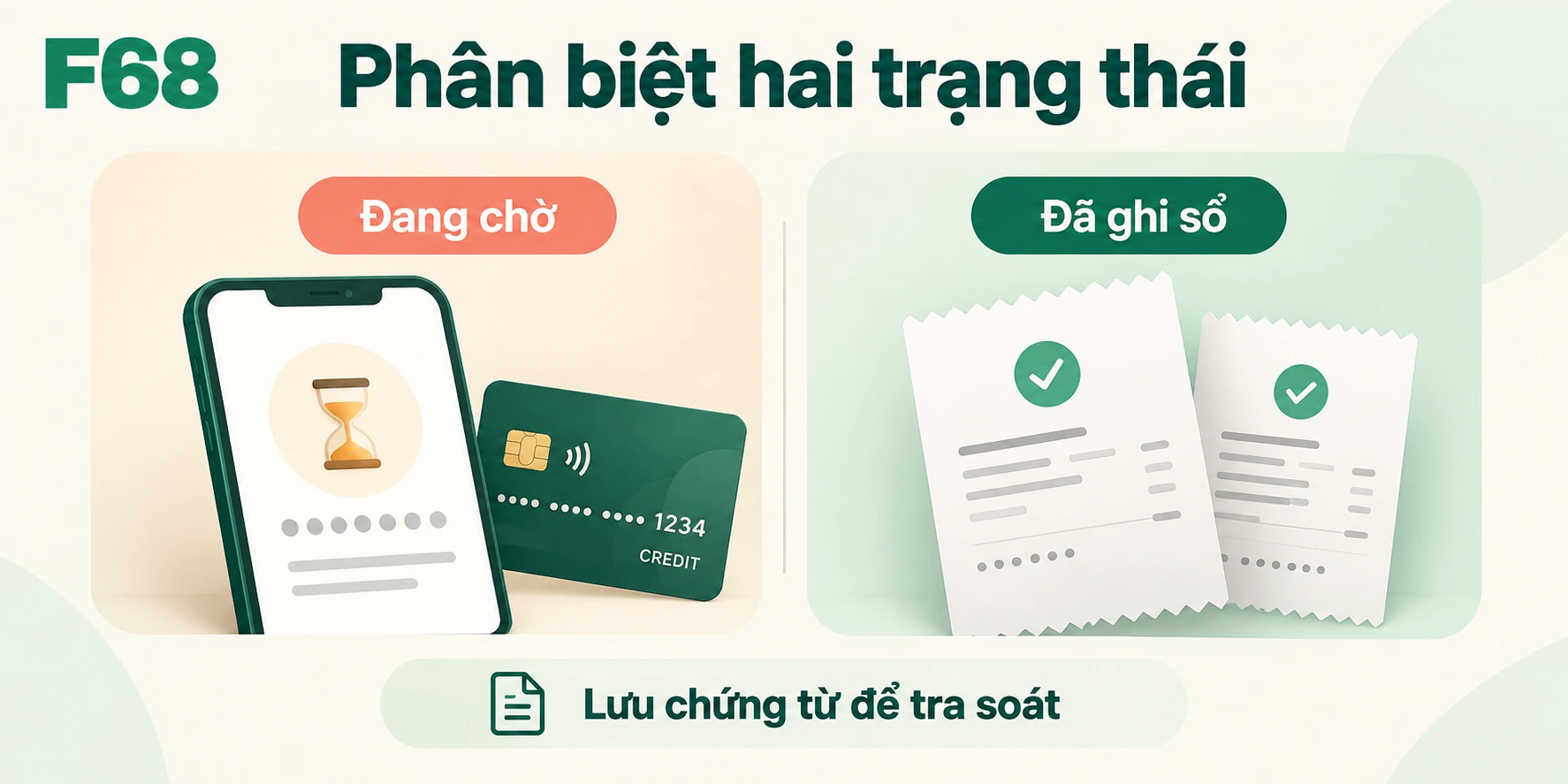 Phân biệt hai trạng thái; minh họa F68