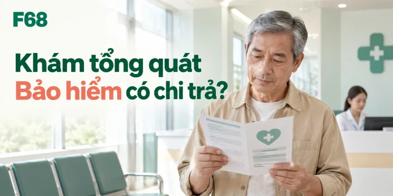 Khám tổng quát — Bảo hiểm có chi trả?; minh họa F68