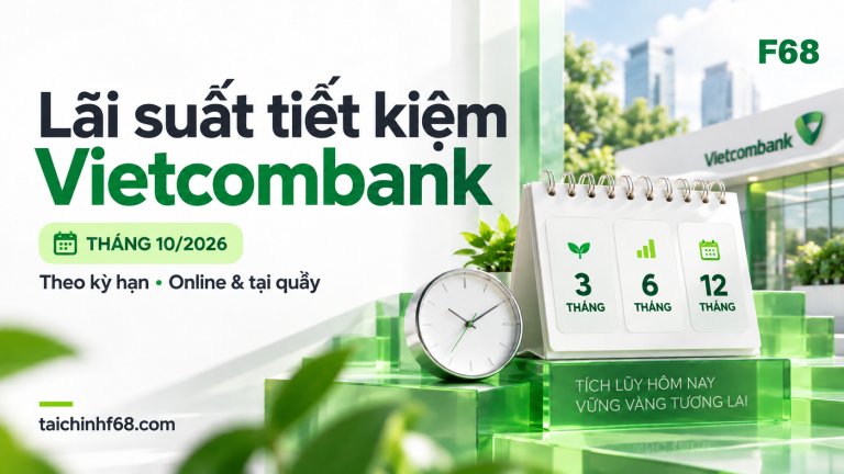 Lãi suất tiết kiệm Vietcombank — F68