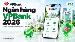 Ngân hàng VPBank 2026: lãi suất, thẻ tín dụng, gói vay, phí — feature — F68