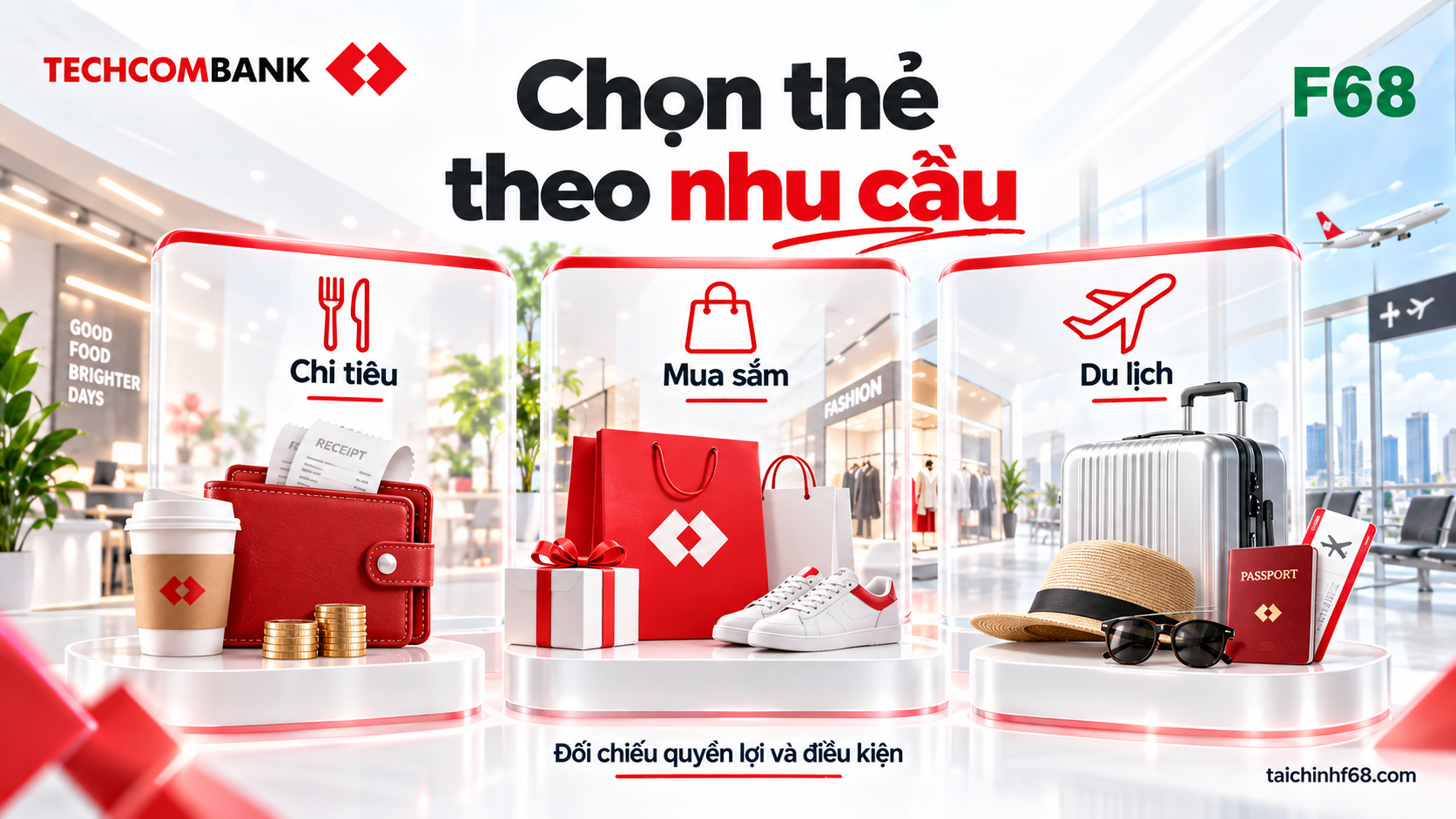 Thẻ tín dụng Techcombank nào tốt: Everyday, Spark, Eco, Signature — body-1 — F68